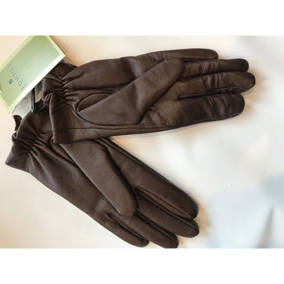 brown leather dress gloves Sermoneta Gloves 1022 Classic Leather Gloves Lined White Rabbit Woman Camel  2BT Shop Online – Sermoneta Gloves USA main image 0